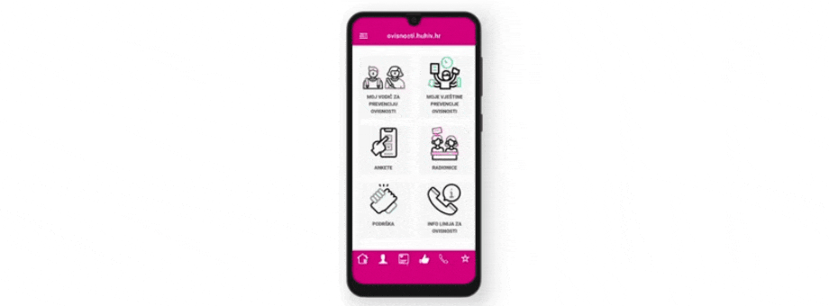 Ovisnosti by HUHIV mob App